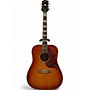 Used Epiphone Used Epiphone Hummingbird Inspired By Gibson 2 Tone Sunburst Acoustic Electric Guitar 2 Tone Sunburst