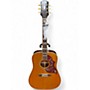 Used Epiphone Hummingbird Inspired by Gibson Natural Acoustic Electric Guitar Natural