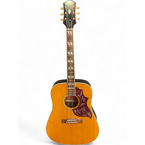 Used Epiphone Hummingbird Natural Acoustic Guitar Natural