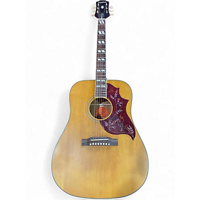 Used Epiphone Hummingbird Natural Acoustic Guitar