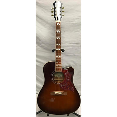 Epiphone Used Epiphone Hummingbird Performer PRO Tobacco Burst Acoustic Electric Guitar