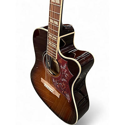 Used Epiphone Hummingbird Performer Pro Tobacco Sunburst Acoustic Electric Guitar
