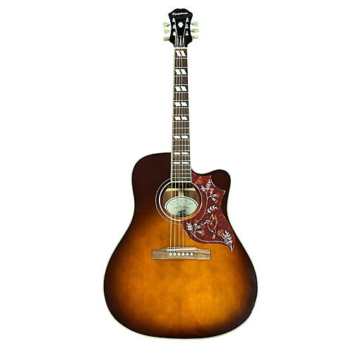 Epiphone Used Epiphone Hummingbird Pro 2 Color Sunburst Acoustic Electric Guitar 2 Color Sunburst