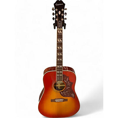 Epiphone Used Epiphone Hummingbird Pro 2 Color Sunburst Acoustic Electric Guitar