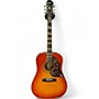 Used Epiphone Hummingbird Pro 2 Tone Sunburst Acoustic Electric Guitar 2 Tone Sunburst