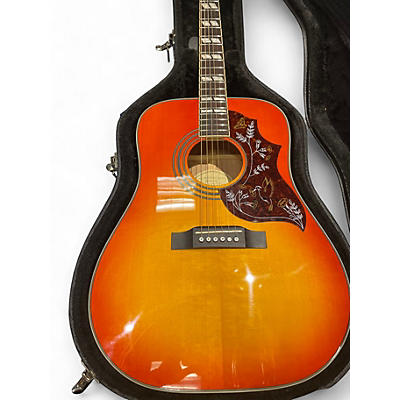 Used Epiphone Hummingbird Pro Cherry Sunburst Acoustic Electric Guitar