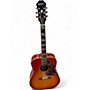 Used Epiphone Hummingbird Pro Faded Cherry Acoustic Electric Guitar Faded Cherry