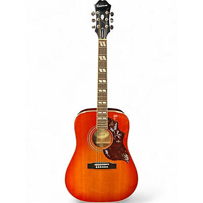 Used Epiphone Hummingbird Pro SUNBURST Acoustic Electric Guitar