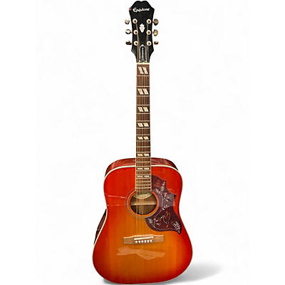 Used Epiphone Hummingbird Pro SUNBURST Acoustic Electric Guitar