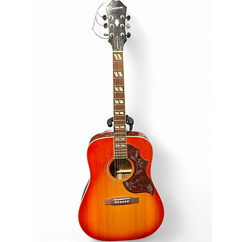 Used Epiphone Hummingbird Pro Sunburst Acoustic Electric Guitar Sunburst