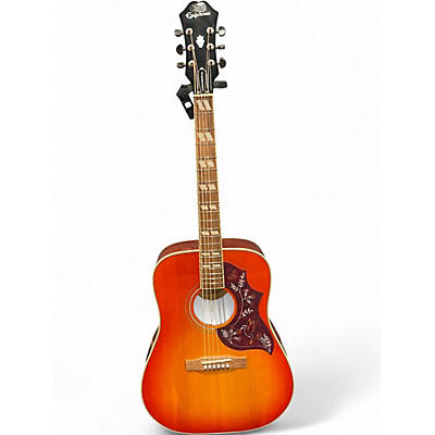 Used Epiphone Hummingbird Pro Sunburst Acoustic Electric Guitar