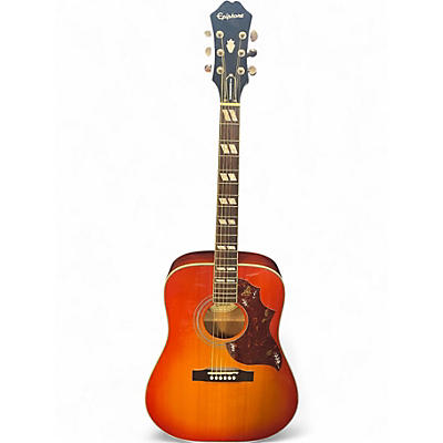 Used Epiphone Hummingbird Pro Sunburst Acoustic Electric Guitar