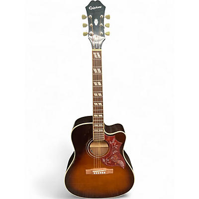 Used Epiphone Hummingbird Pro Tobacco Burst Acoustic Electric Guitar