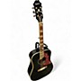 Used Epiphone Used Epiphone Hummingbird Studio Black Acoustic Electric Guitar Black