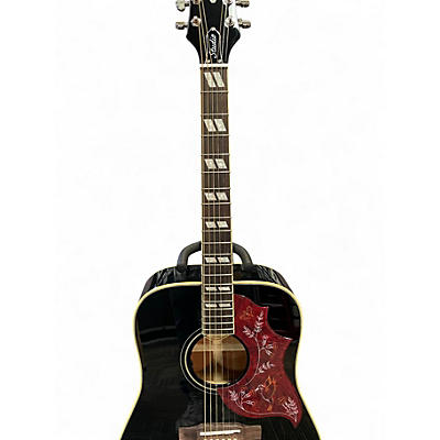 Used Epiphone Hummingbird Studio Black Acoustic Electric Guitar