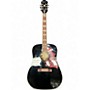 Used Epiphone Hummingbird Studio Black Acoustic Electric Guitar Black