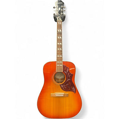 Used Epiphone Hummingbird Studio Cherry  Acoustic Electric Guitar