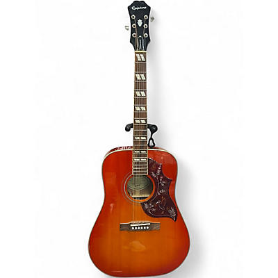 Used Epiphone Hummingbird Studio Cherry Sunburst Acoustic Guitar