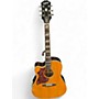 Used Epiphone Hummingbird Studio EC LH Antique Natural Acoustic Electric Guitar Antique Natural
