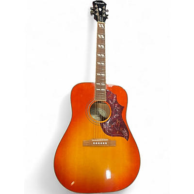 Used Epiphone Hummingbird studio  2 Color Sunburst Acoustic Guitar