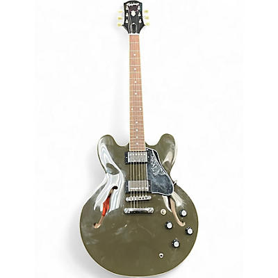 Used Epiphone INSPIRED BY ES335 OLIVE DRAB Hollow Body Electric Guitar