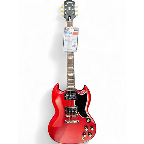 Used Epiphone INSPIRED BY GIBSON 1961 SG CHERRY Solid Body Electric Guitar CHERRY