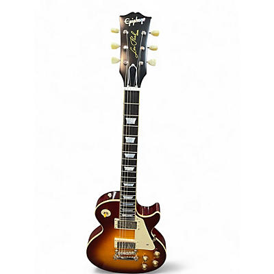 Used Epiphone INSPIRED BY GIBSON CUSTOM 1959 LES PAUL STANDARD DEEP CHERRY BURST Solid Body Electric Guitar