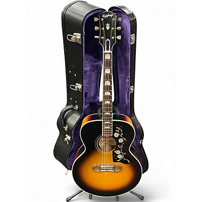 Used Epiphone INSPIRED BY GIBSON CUSTOM IGC 1957 SJ200 Vintage Sunburst Acoustic Electric Guitar