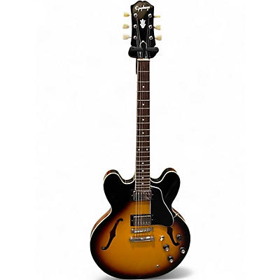 Used Epiphone INSPIRED BY GIBSON ES335 Vintage Sunburst Hollow Body Electric Guitar