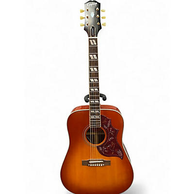 Used Epiphone INSPIRED BY GIBSON HUMMINGBIRD Heritage Cherry Acoustic Electric Guitar