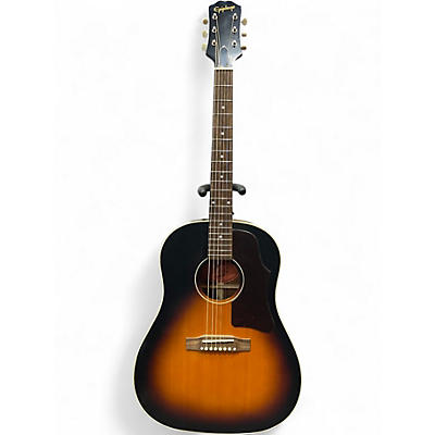 Used Epiphone INSPIRED BY GIBSON J-45 2 Color Sunburst Acoustic Electric Guitar