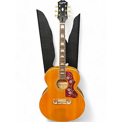 Epiphone Used Epiphone INSPIRED BY GIBSON J200 Natural Acoustic Electric Guitar