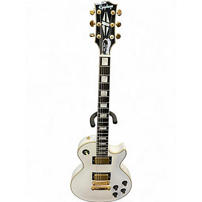 Used Epiphone INSPIRED BY GIBSON LES PAUL CUSTOM Alpine White Solid Body Electric Guitar
