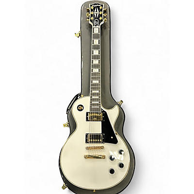 Used Epiphone INSPIRED BY GIBSON LES PAUL CUSTOM Alpine White Solid Body Electric Guitar