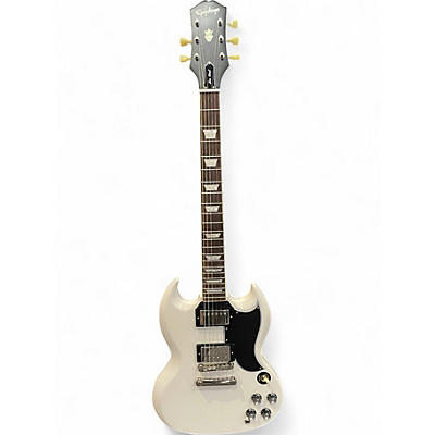 Used Epiphone INSPIRED BY GIBSON LES PAUL SG Alpine White Solid Body Electric Guitar