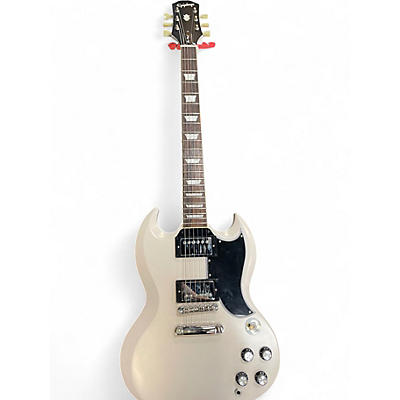 Used Epiphone INSPIRED BY GIBSON SG LES PAUL White Solid Body Electric Guitar