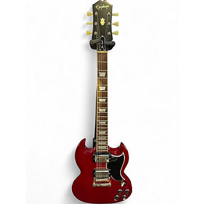 Used Epiphone INSPIRED BY GIBSON SG Red Solid Body Electric Guitar
