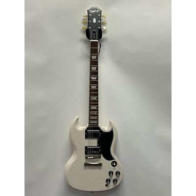 Epiphone Used Epiphone Inspired By 1961 SG Standard White Solid Body Electric Guitar