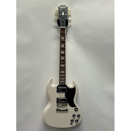 Epiphone Used Epiphone Inspired By 1961 SG Standard White Solid Body Electric Guitar White