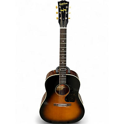 Used Epiphone Inspired By Gibson 1942 Banner J-45 2 Color Sunburst Acoustic Electric Guitar
