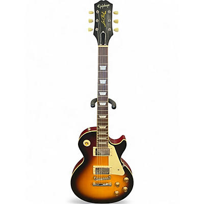 Used Epiphone Inspired By Gibson 1959 Reissue Les Paul Standard Tobacco Sunburst Solid Body Electric Guitar