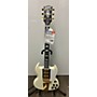 Used Epiphone Used Epiphone Inspired By Gibson Custom 1963 Les Paul SG With Maestro Vibrola Classic White Solid Body Electric Guitar Classic White