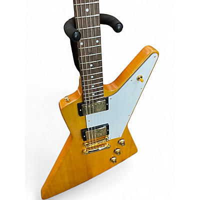 Used Epiphone Inspired By Gibson Explorer Natural Solid Body Electric Guitar