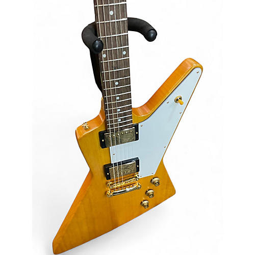 Used Epiphone Inspired By Gibson Explorer Natural Solid Body Electric Guitar Natural