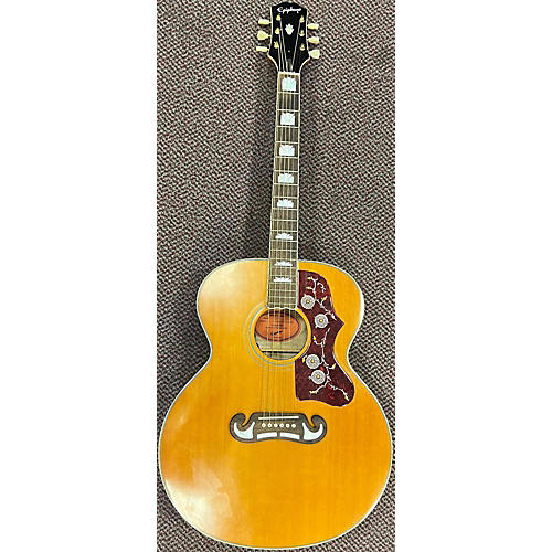 Epiphone Used Epiphone Inspired By Gibson J-200 Natural Acoustic Electric Guitar Natural