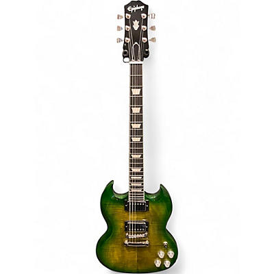 Used Epiphone Inspired By Gibson SG Modern Figured Iguana Burst Solid Body Electric Guitar