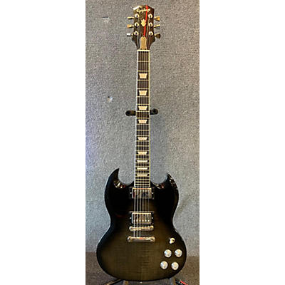 Epiphone Used Epiphone Inspired By Gibson SG Trans Black Solid Body Electric Guitar