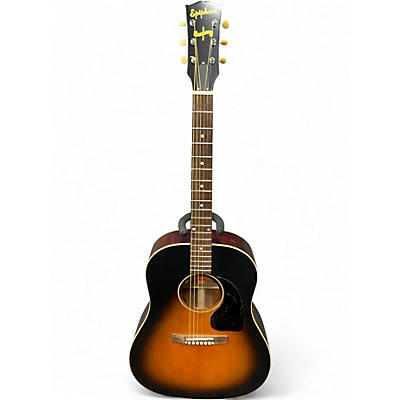 Used Epiphone Inspired by 1942 Banner J-45 2 Color Sunburst Acoustic Electric Guitar
