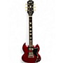 Used Epiphone Inspired by 1961 SG Standard Cherry Solid Body Electric Guitar Cherry
