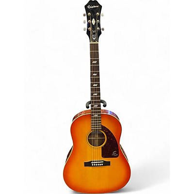 Epiphone Used Epiphone Inspired by 1964 Texan 2 Color Sunburst Acoustic Electric Guitar